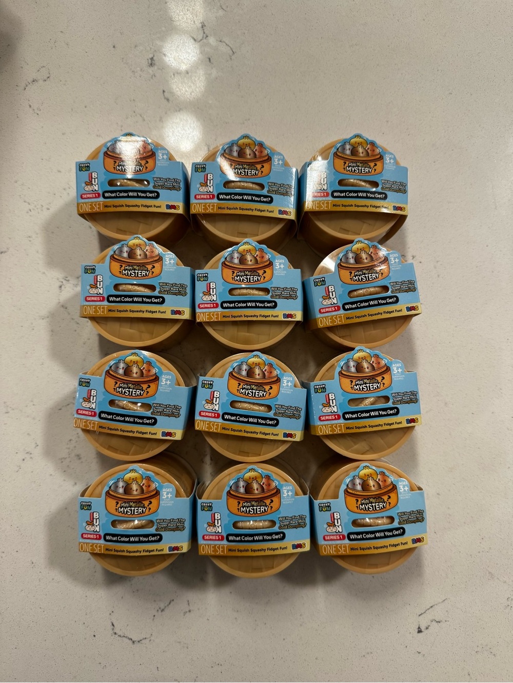 NEW RELEASE Crazy Fun Mystery Squishy Dumpling MINI Edition (PACK OF 12) RMS